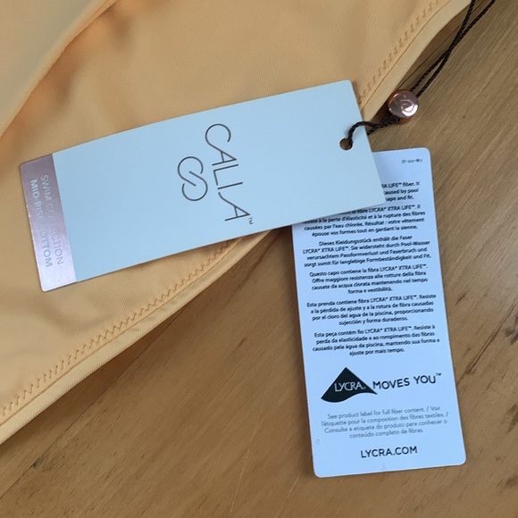 Calia by Carrie Underwood size XL NWT wide banded swim bottom high leg NWT - Picture 4 of 7